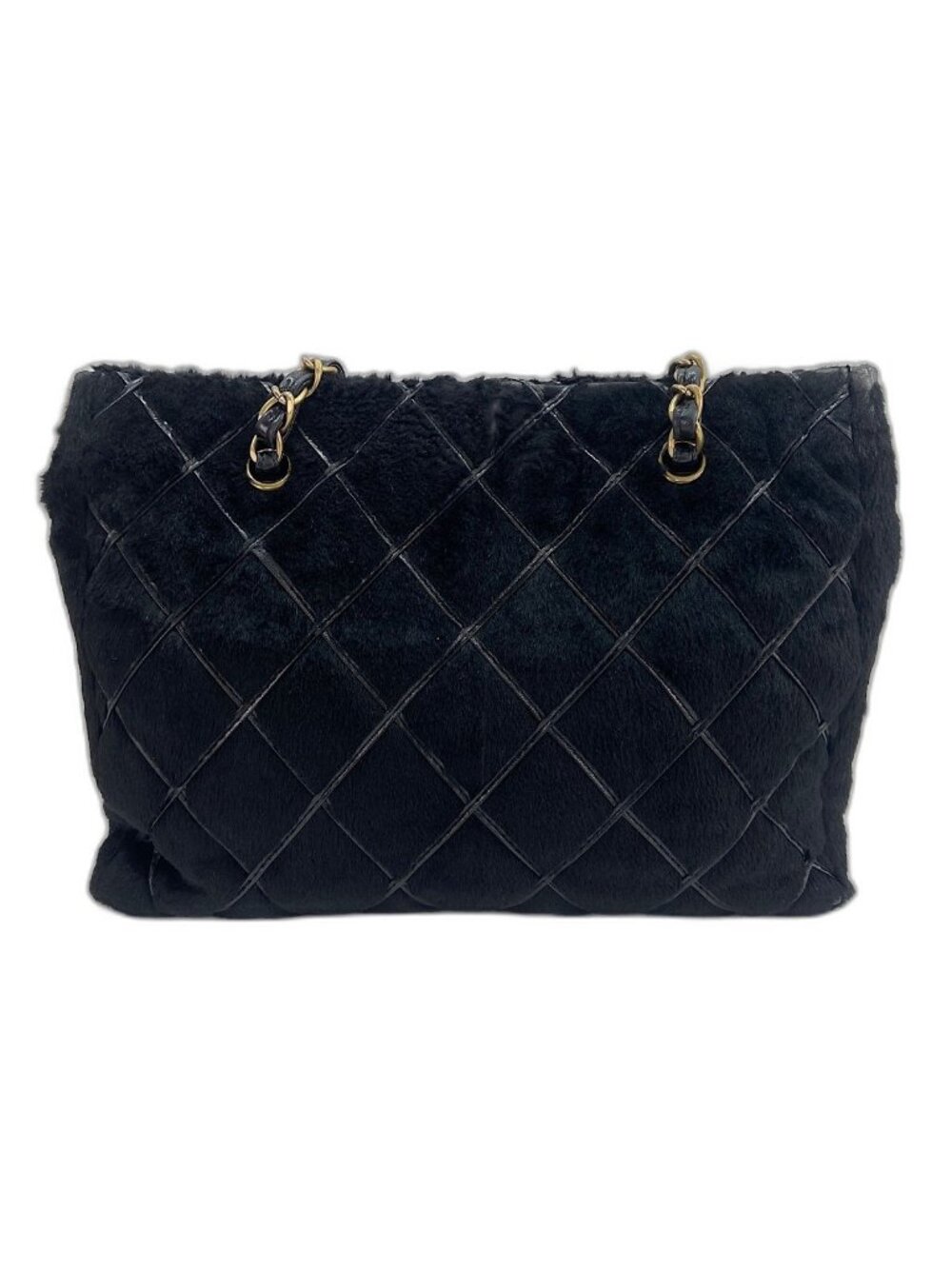 Chanel Tote Bag Quilted Black